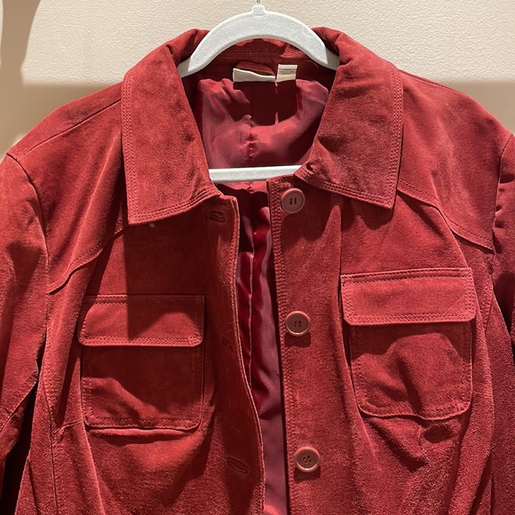 Vintage Suede Red Jacket - Picture 4 of 5